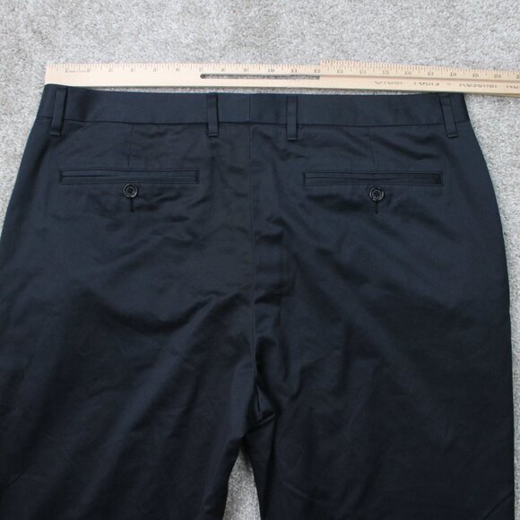 Bonobos Tuesday Chino Pants Men 36x30 Black Straight Leg Stretch Weekday Warrior - Picture 7 of 13